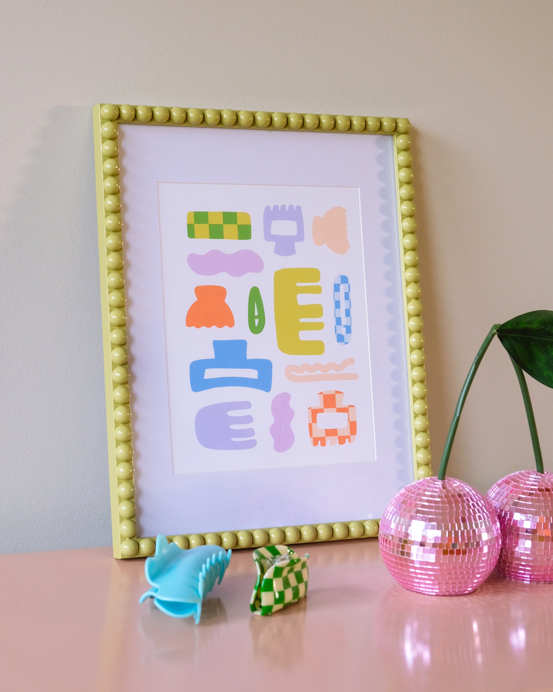 Hair Clips and Claws Art Print