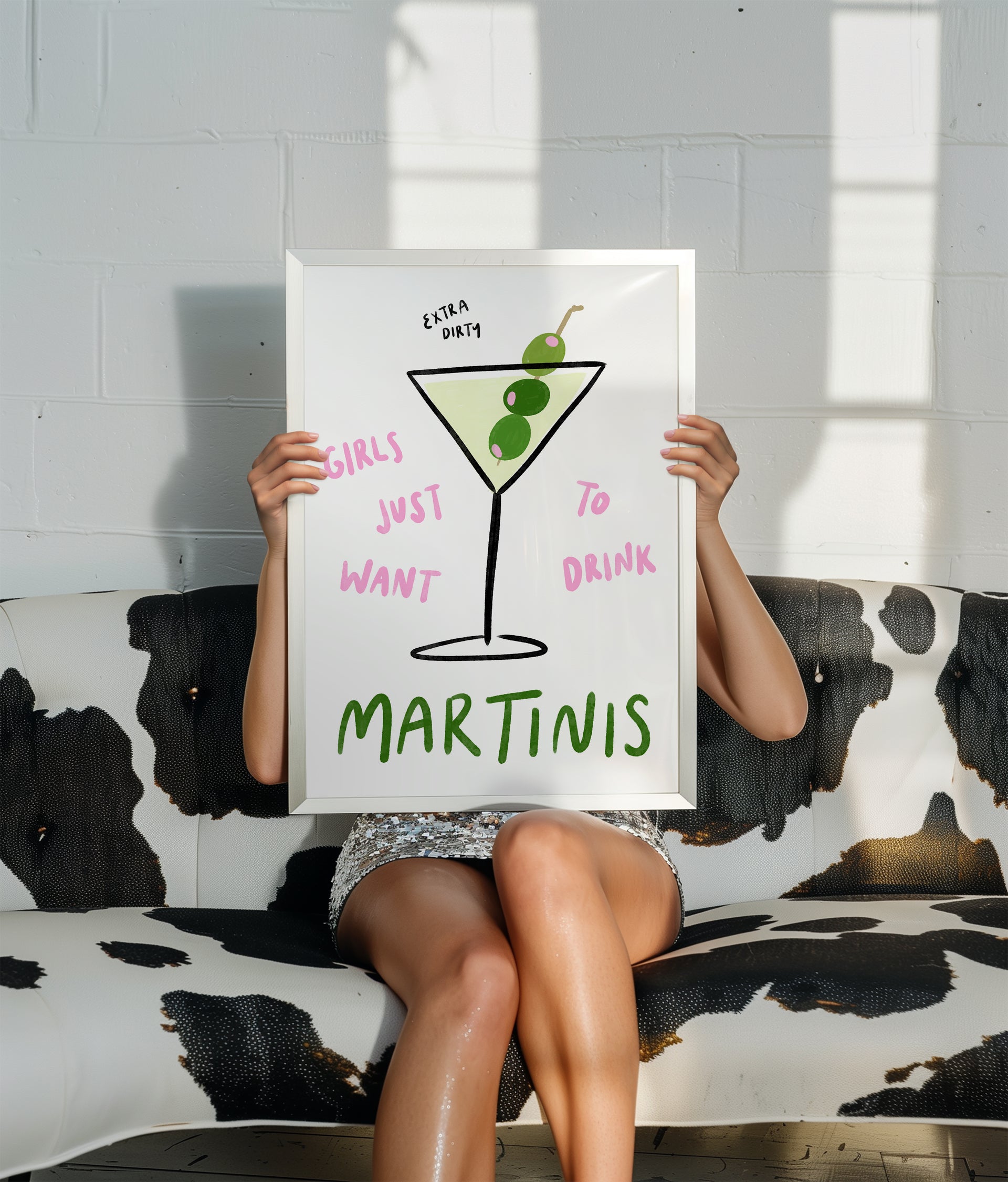 Girls Just Want Martinis Art Print