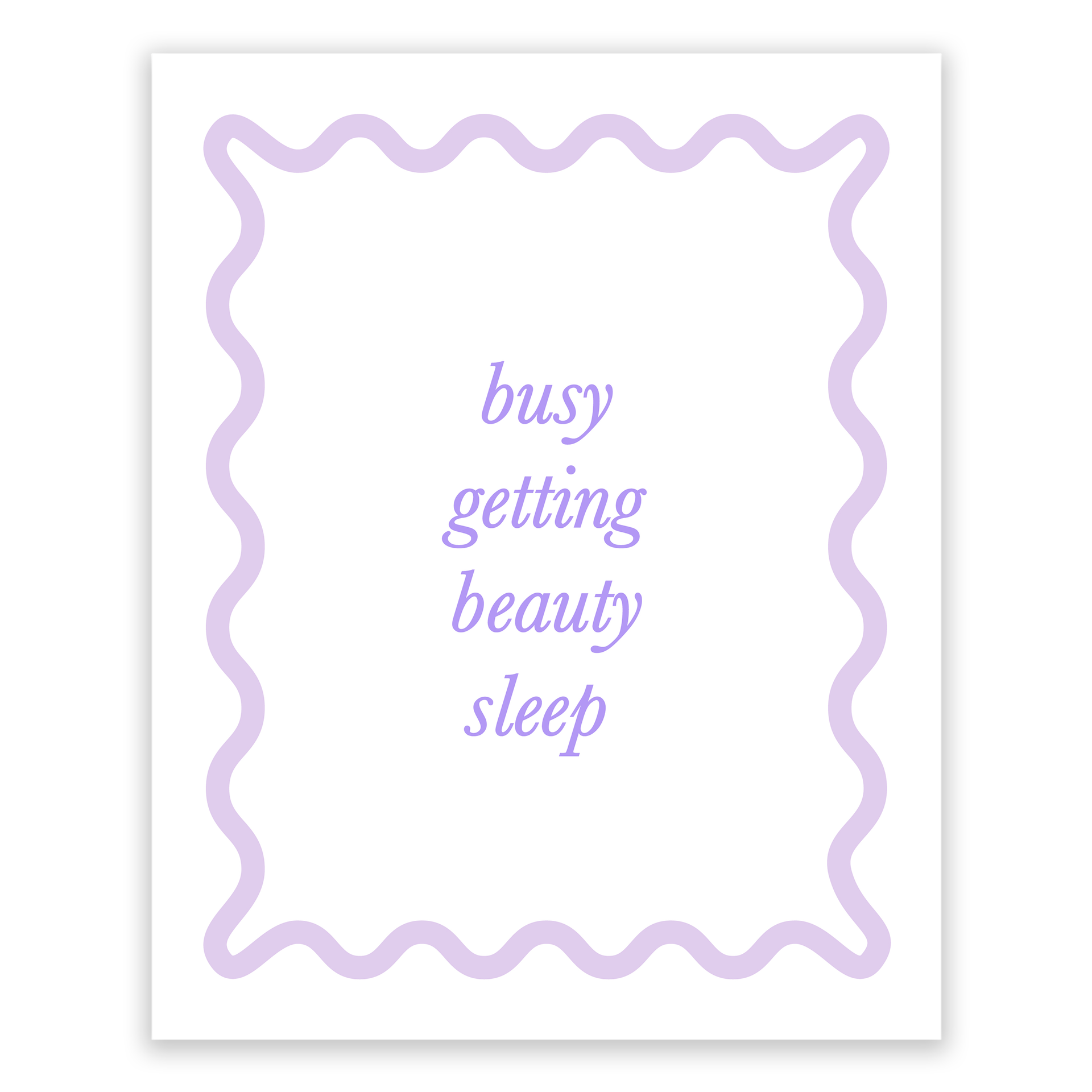 Beauty Sleep Art Print