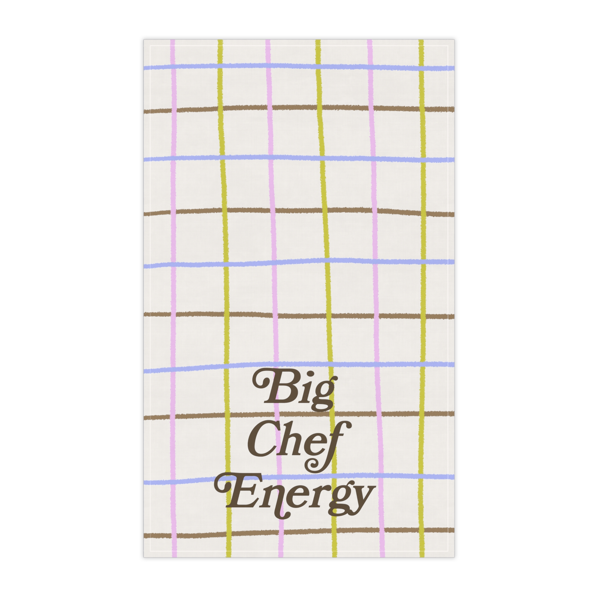 Big Chef Energy Tea Towel