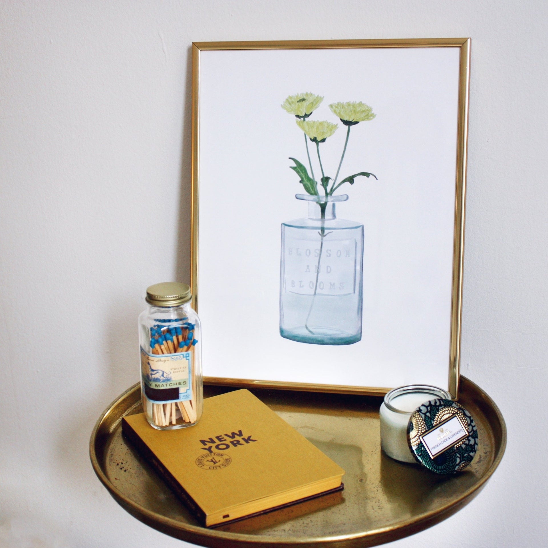 Blossom & Blooms Watercolor Art Print