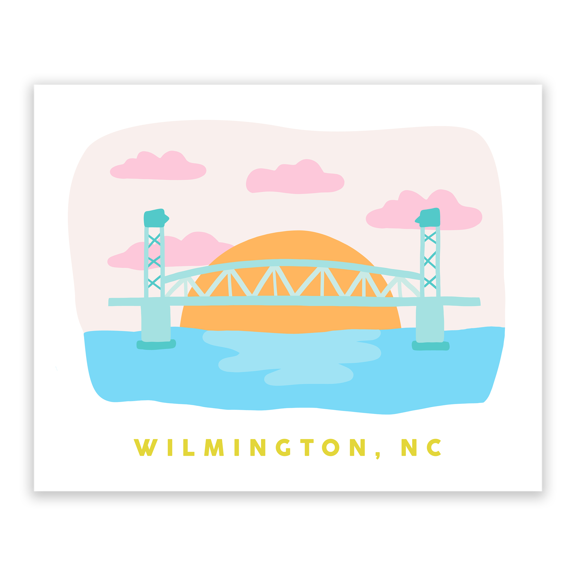 Downtown Wilmington Art Print