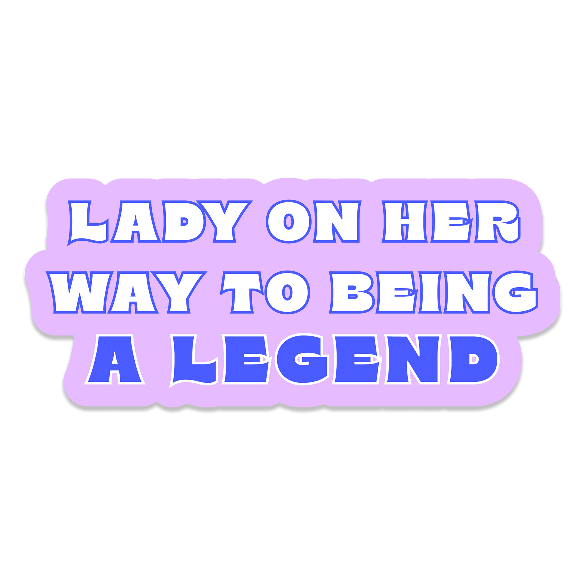 Lady Legend Sticker