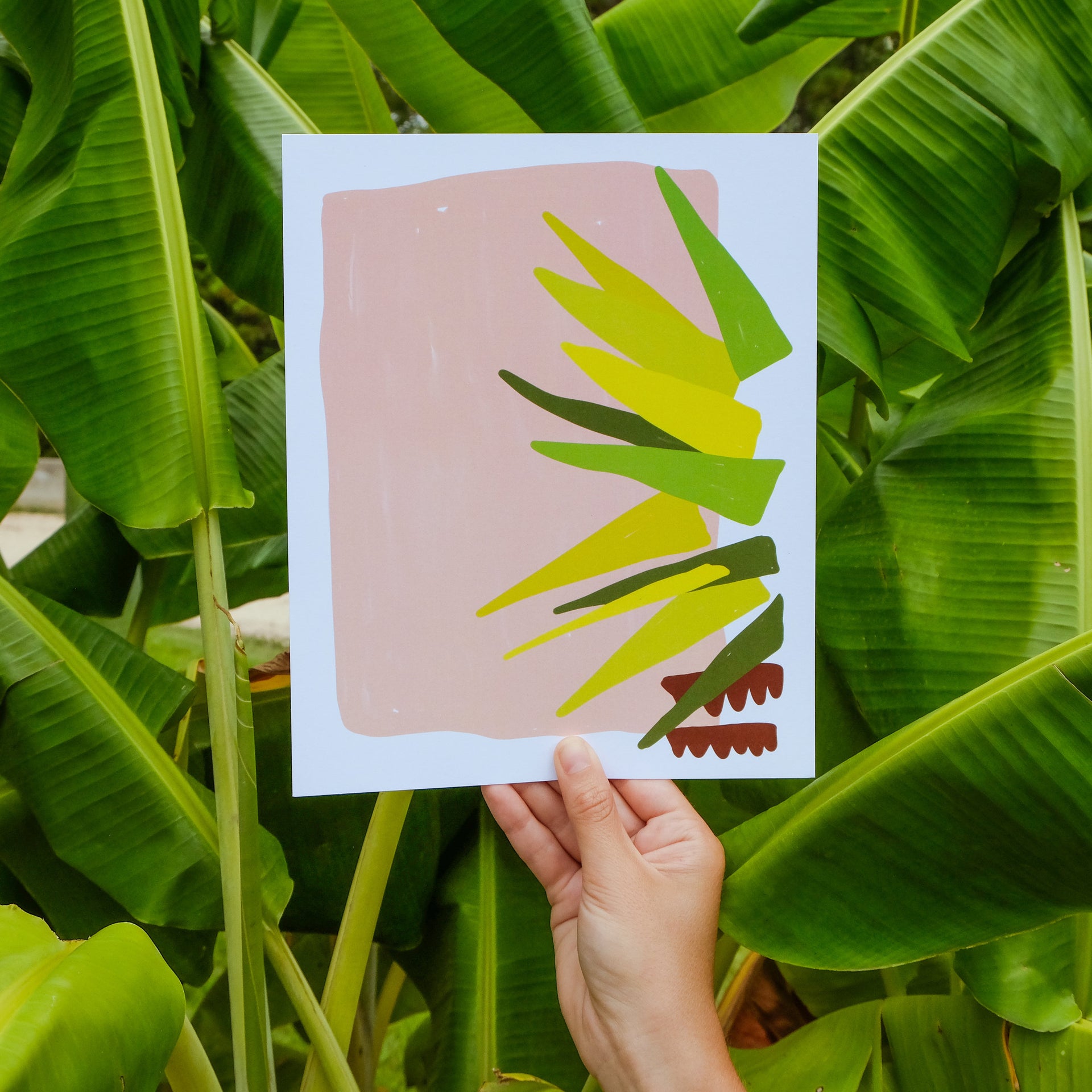 Abstract Palm Art Print
