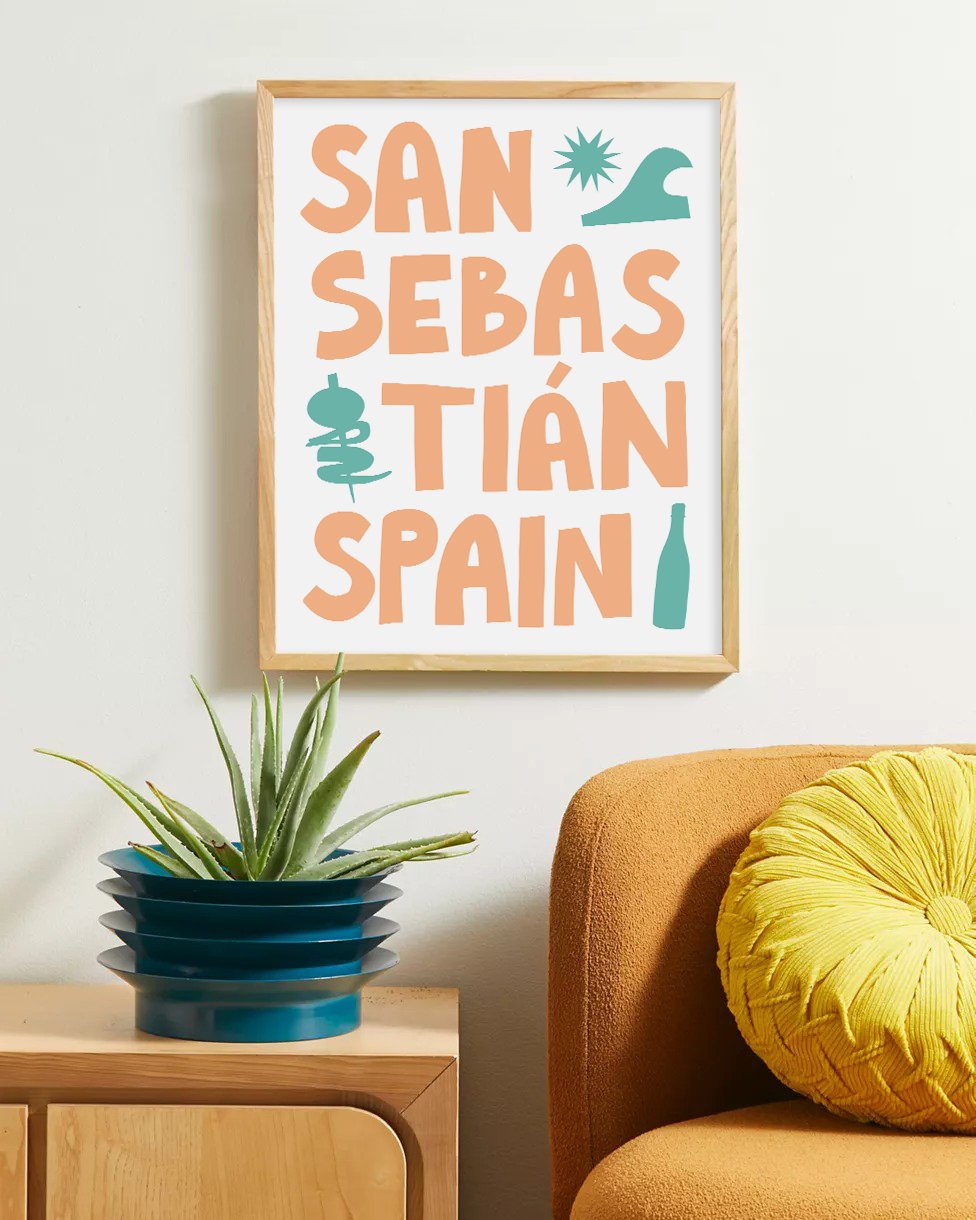 San Sebastián, Spain Going Places Art Print