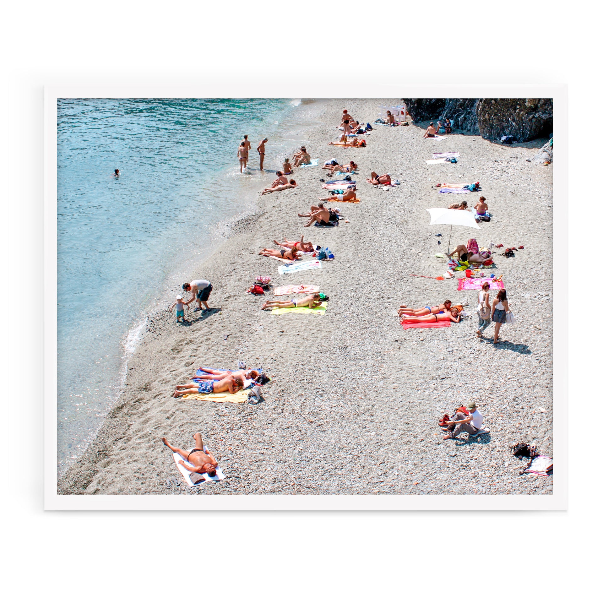 Italian Sunbathers Photography Print