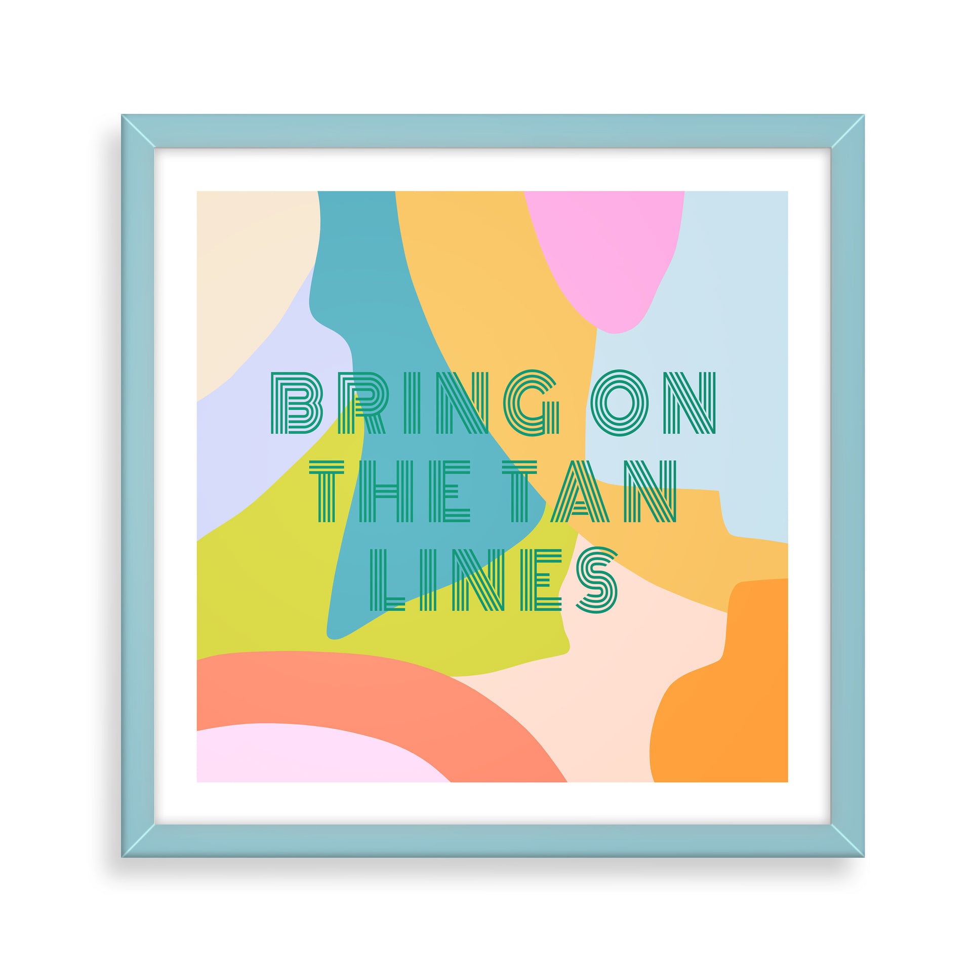 Tan Lines Art Print