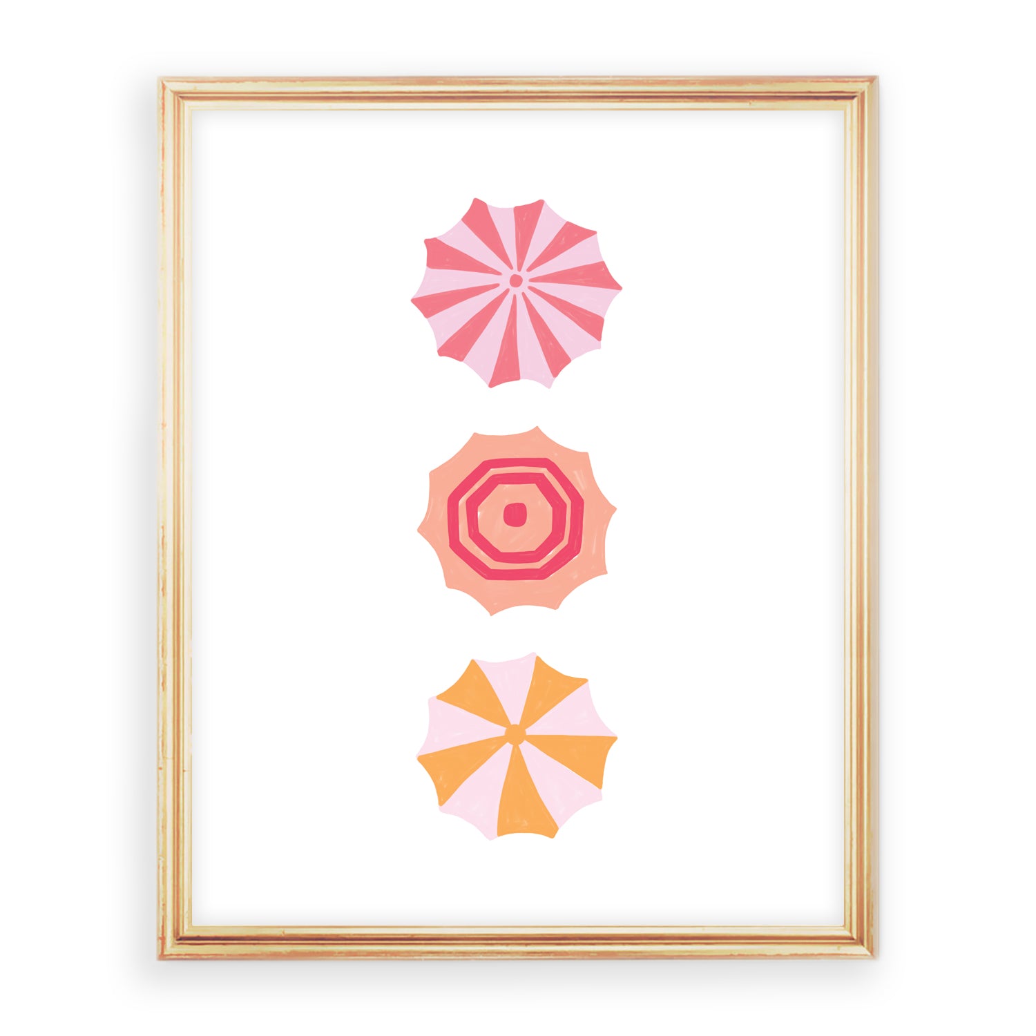 Beach Umbrella Art Print