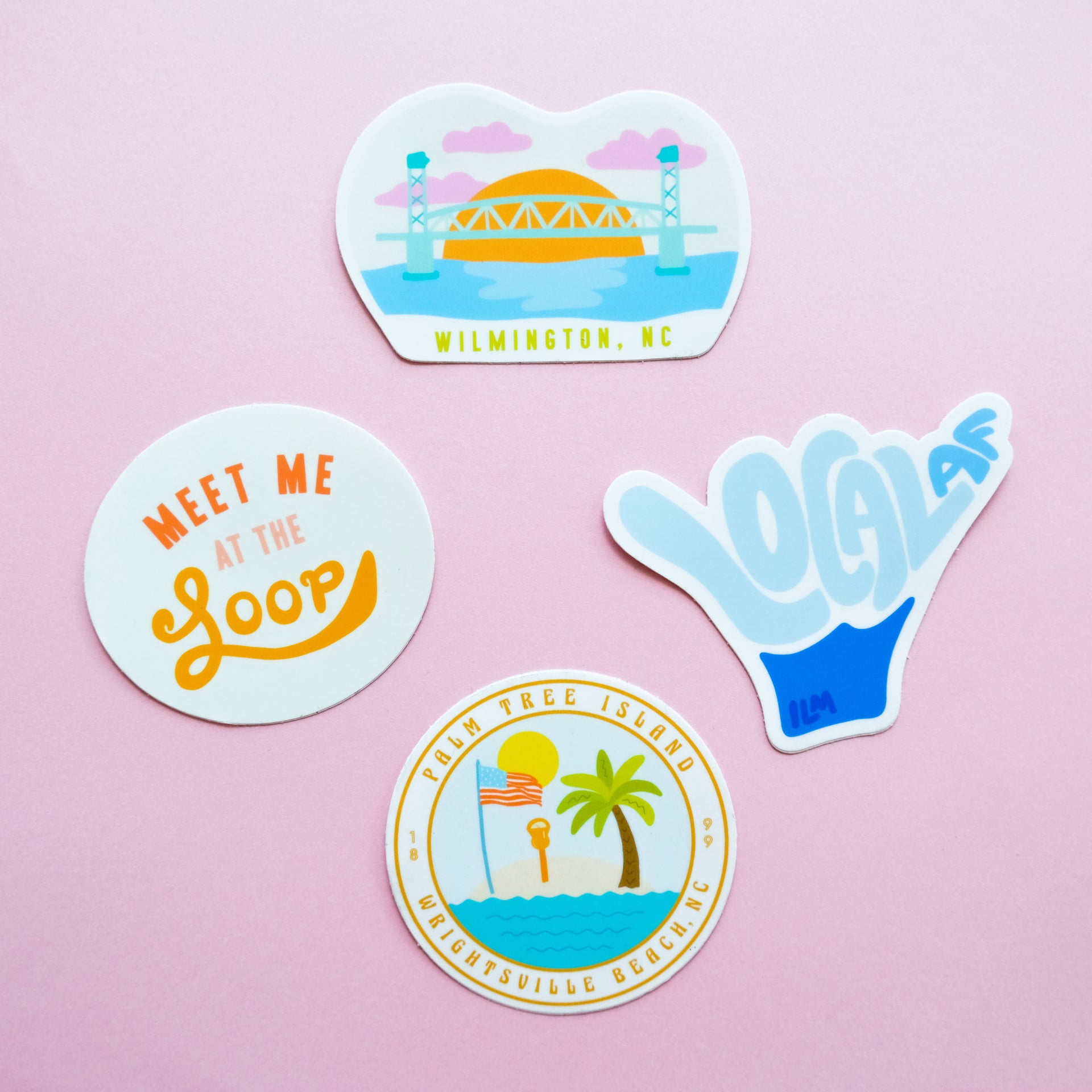 Wrightsville Beach Loop Sticker