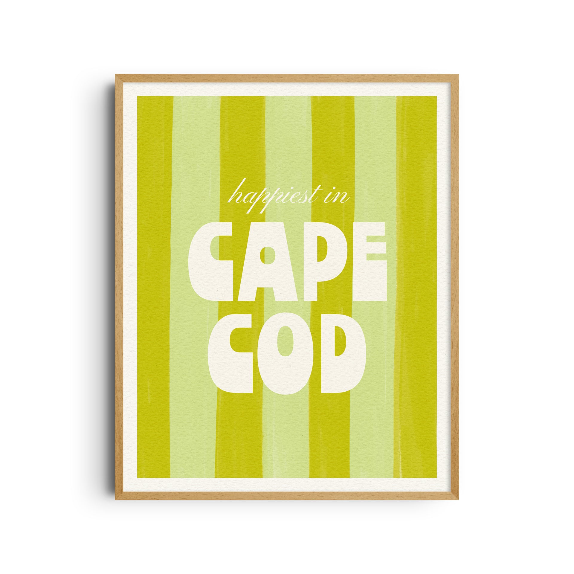 Happiest in Cape Cod Art Print