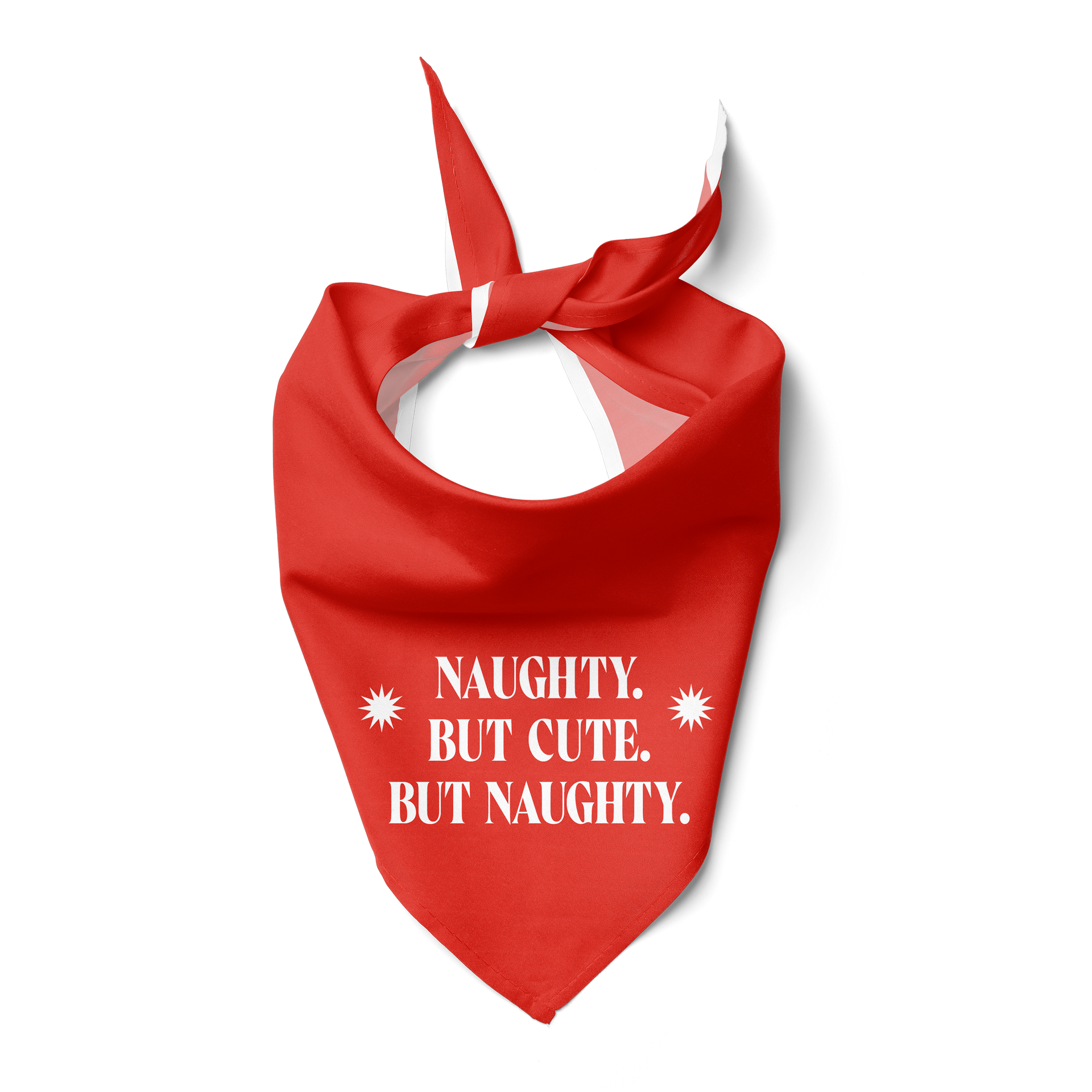 Naughty But Cute Dog Bandana