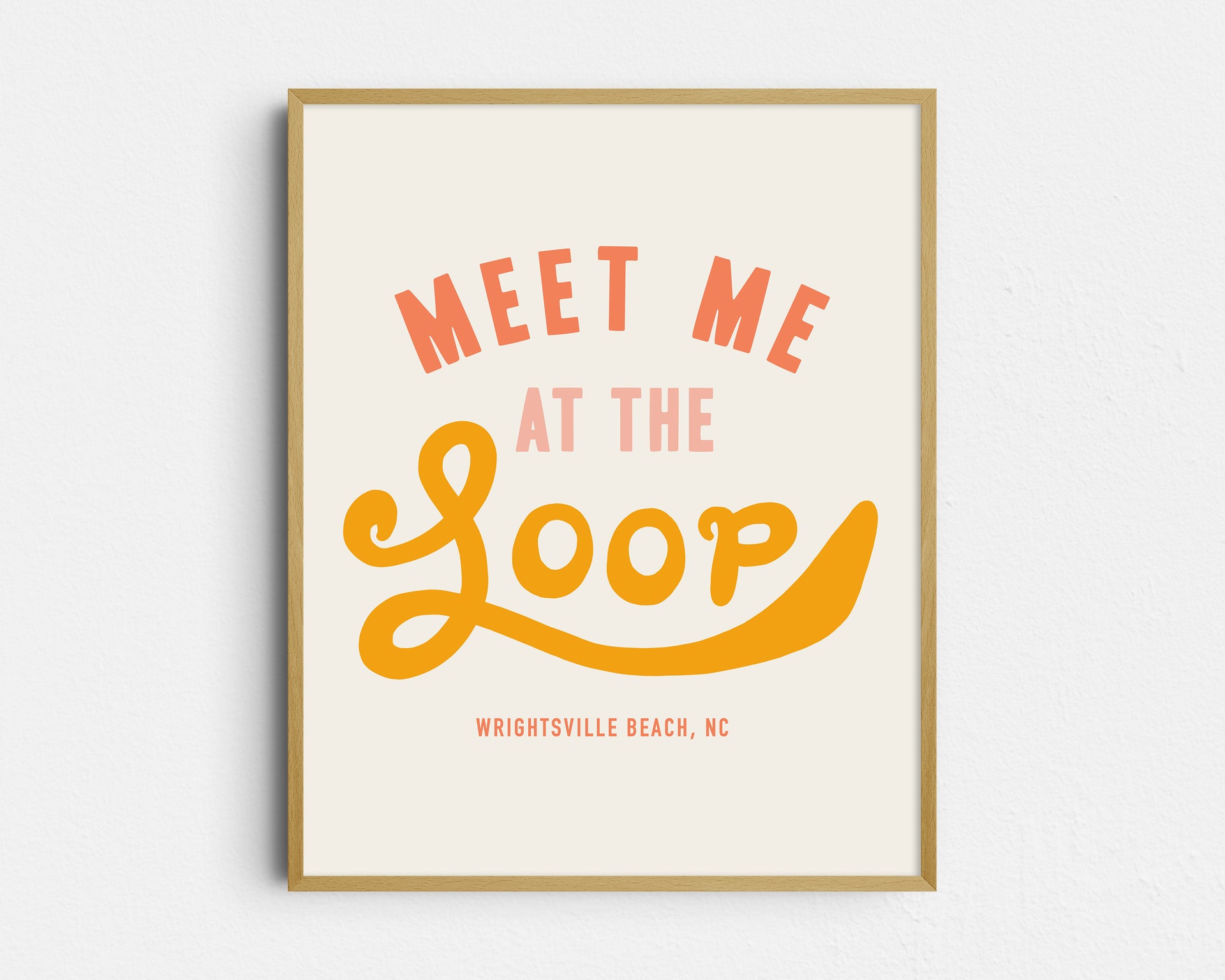 Wrightsville Beach Loop Art Print