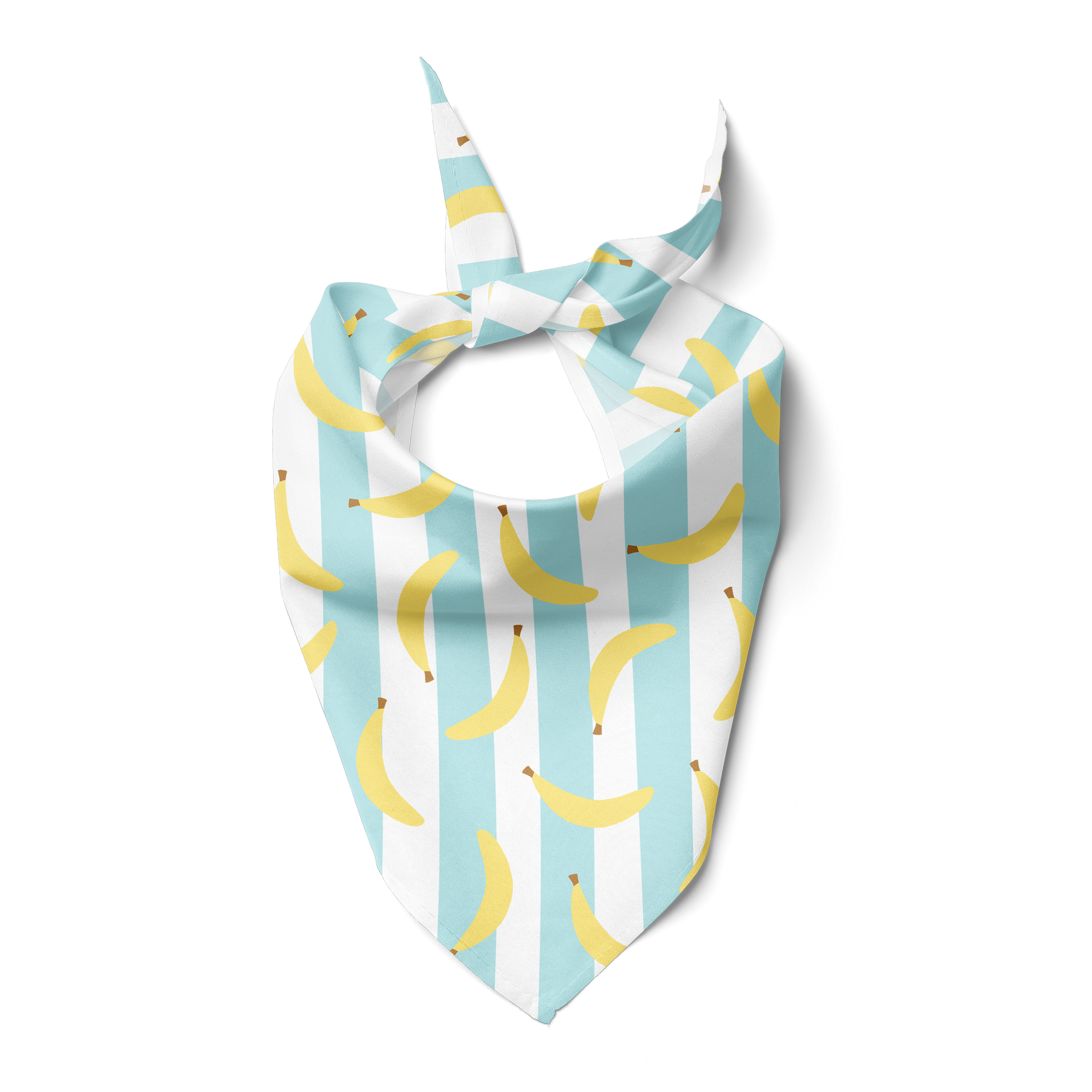 Banana Striped Dog Bandana