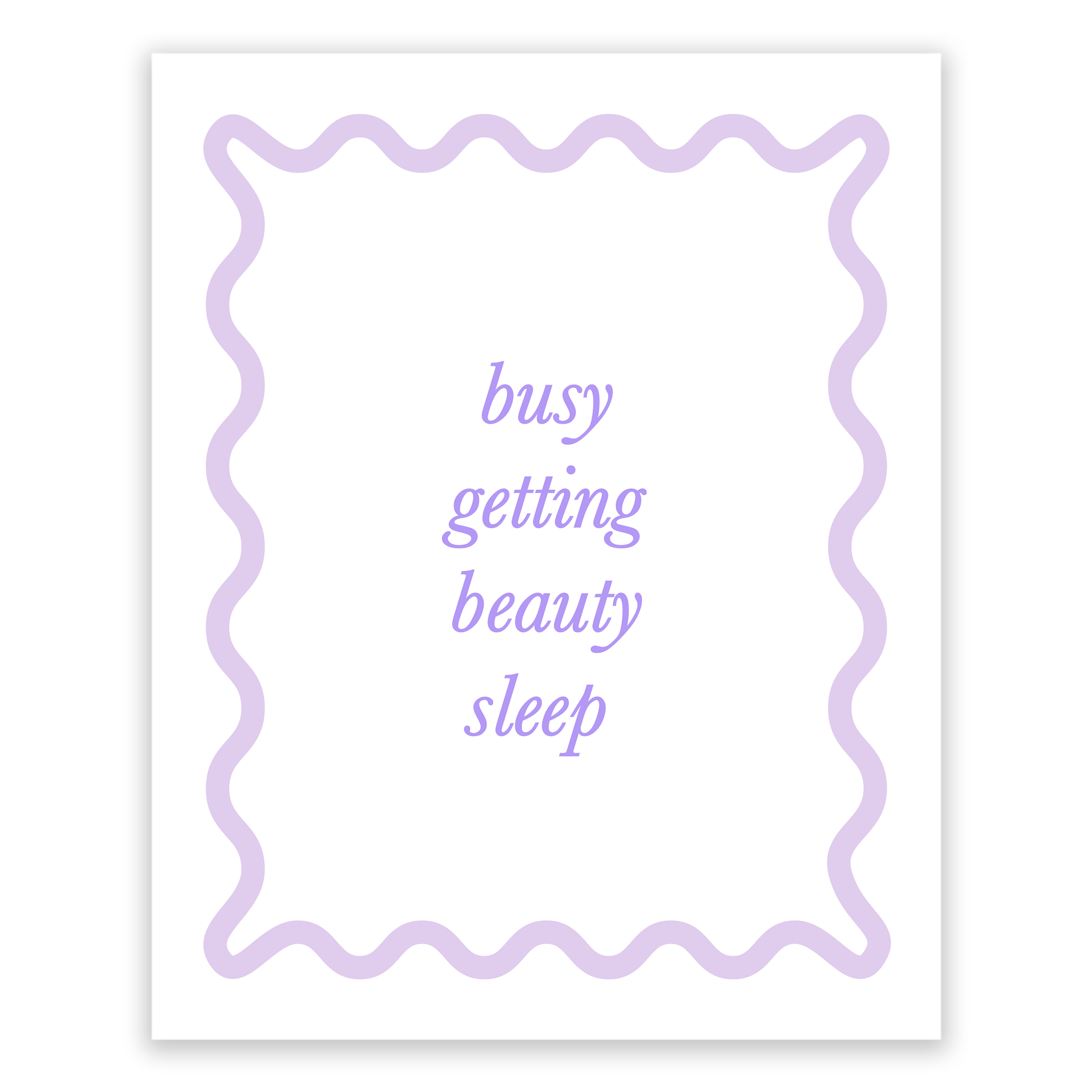 Beauty Sleep Art Print