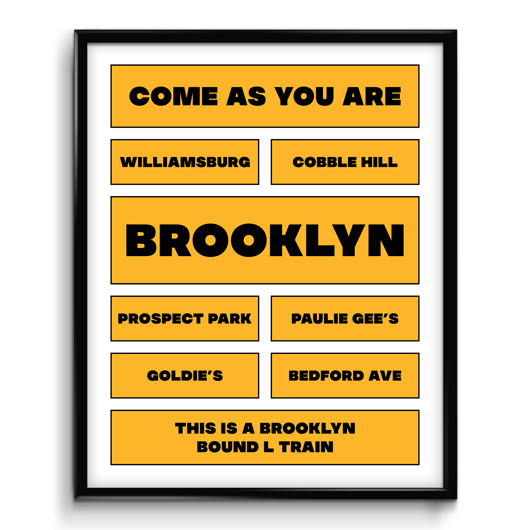 Brooklyn City Poster