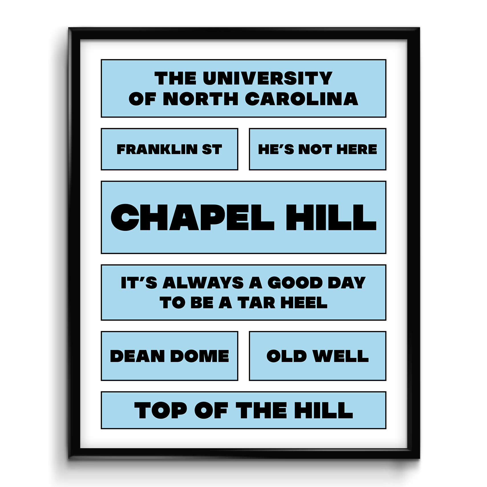 Chapel Hill City Poster