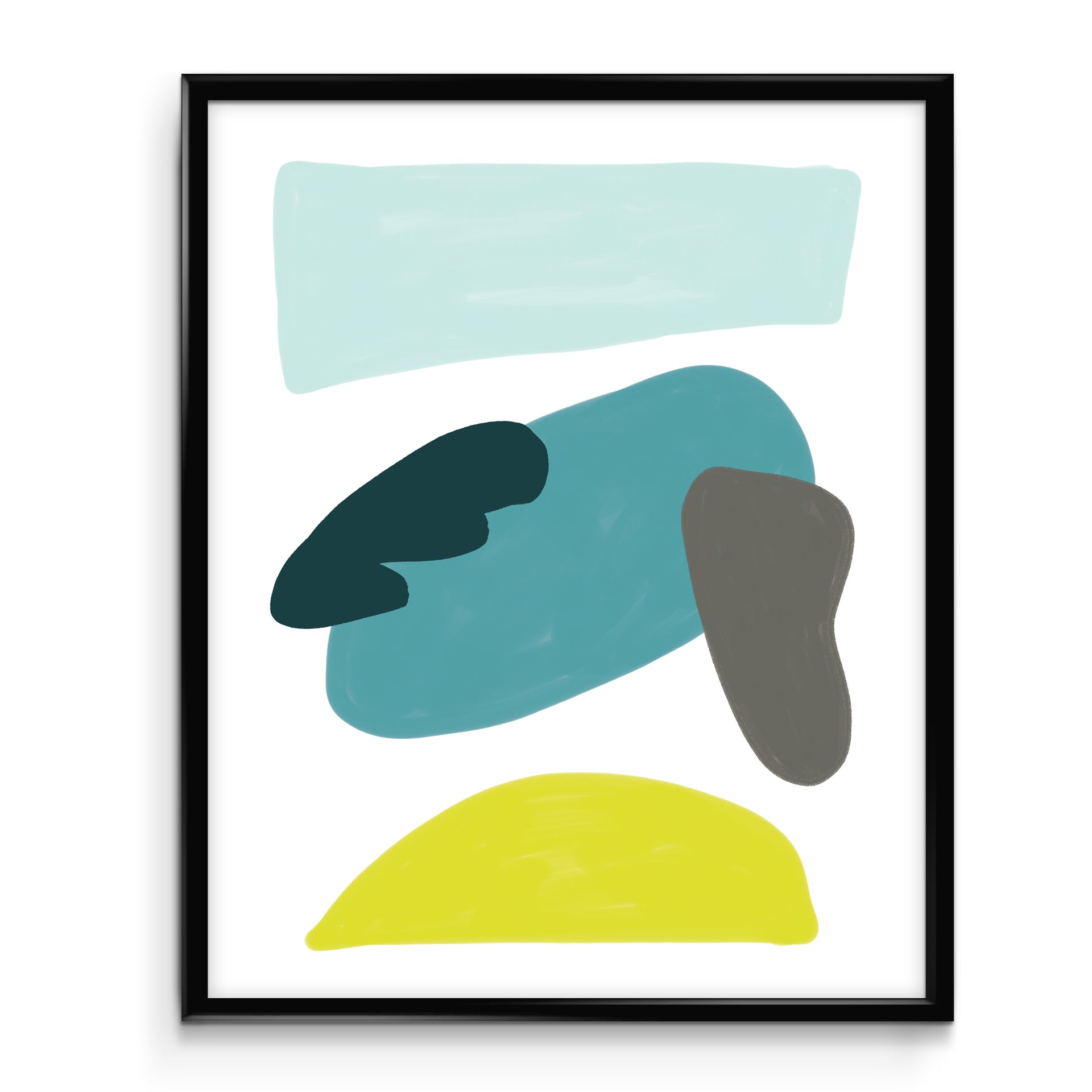 Cliffside Abstract Art Print