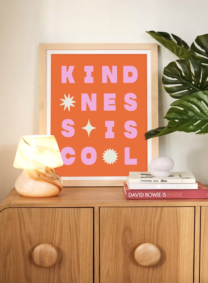 Kindness is Cool Art Print