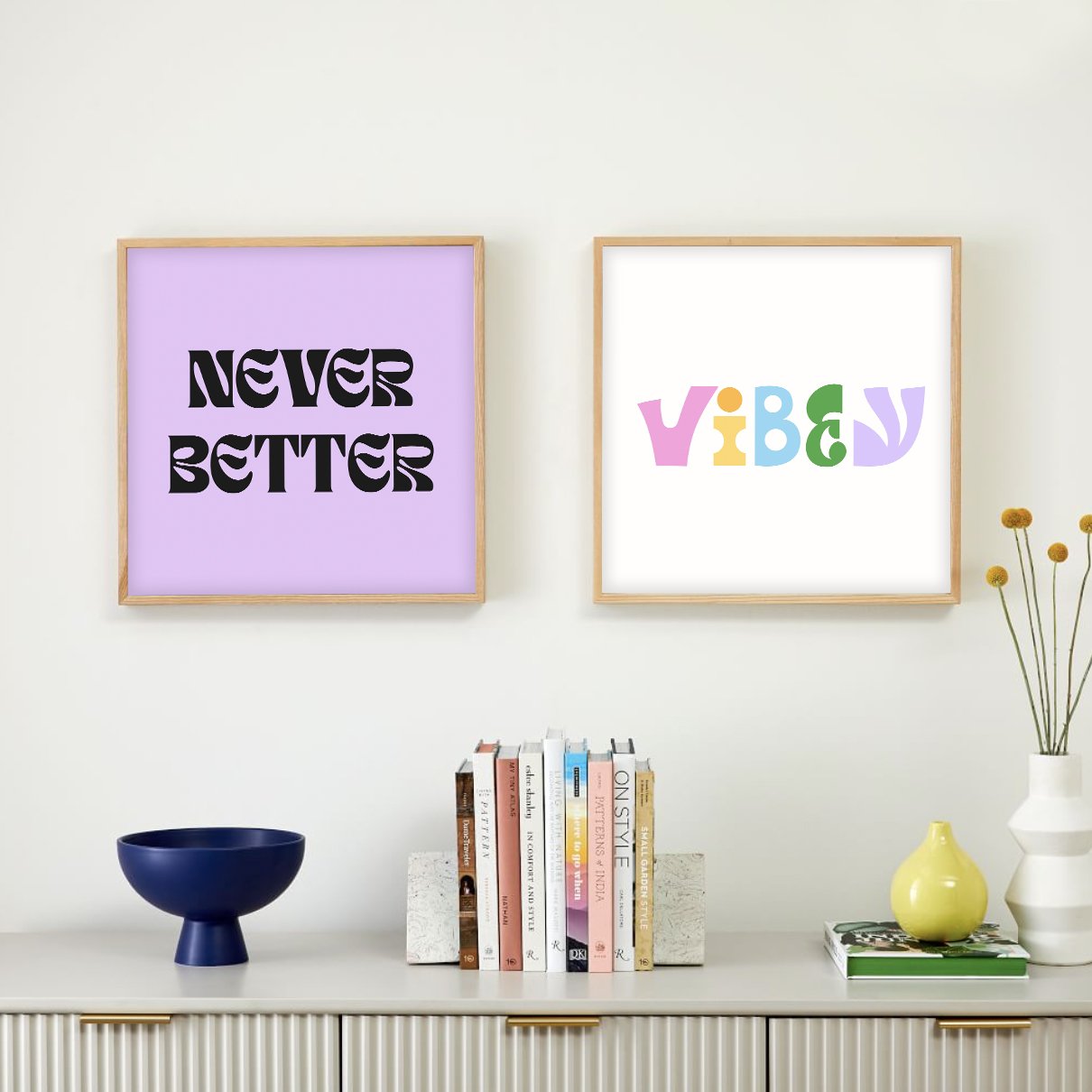 Vibey Multicolor Art Print