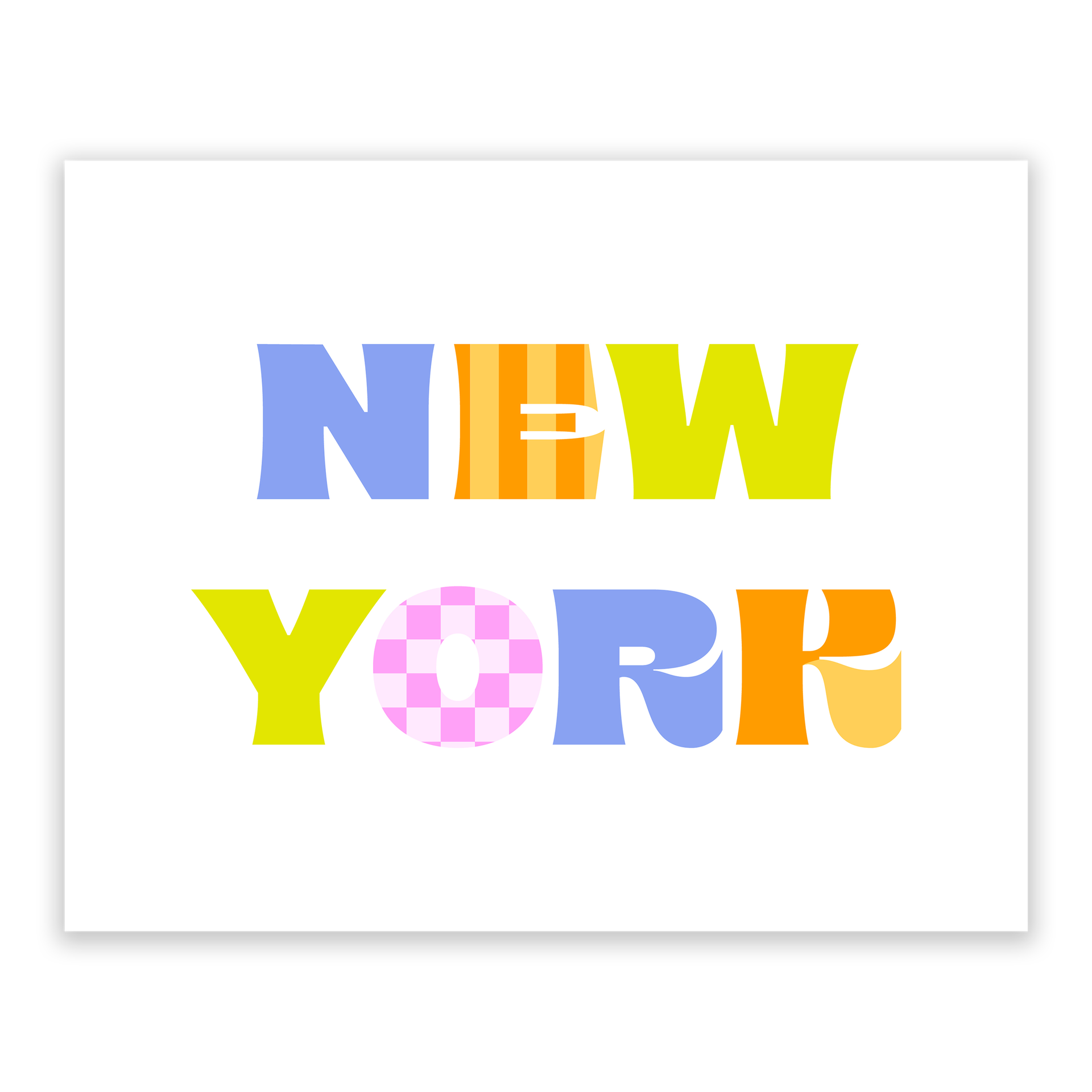 New York In Color Art Print