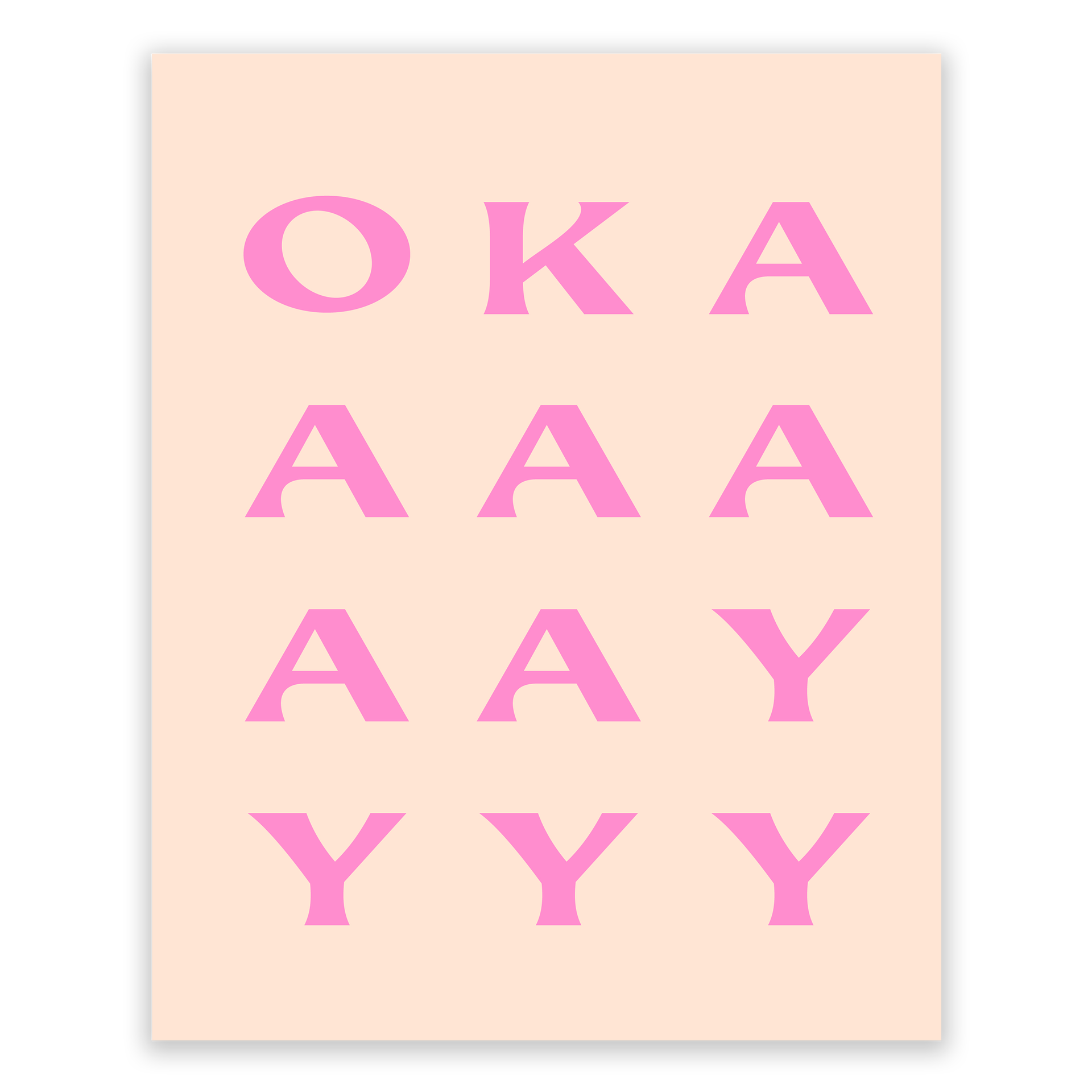 Okaayy Art Print