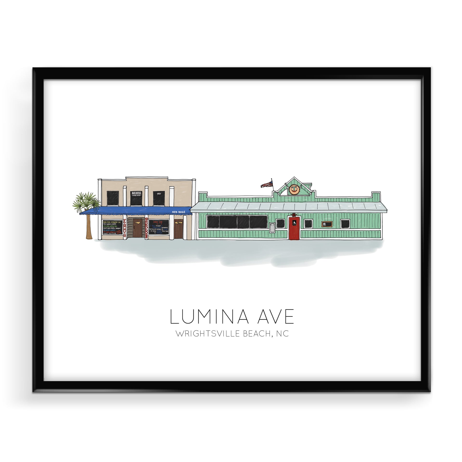 Wrightsville Beach Lumina Ave Art Print